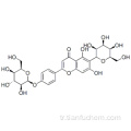 5,7-dihidroksi-6 - [(2S, 3S, 4R, 5R, 6R) -3,4,5-trihidroksi-6- (hidroksimetil) oks an-2-il] -2- [4 - [(2S 3S, 4R, 5R, 6R) -3,4,5-trihidroksi-6- (hidroksimetil) oksan-2-il] oksifenil] kromen-4-on CAS 19416-87-6